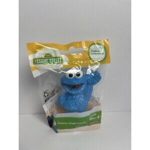Sesame Street Cookie Monster Mini Figure Cake Topper 3" Playskool New
